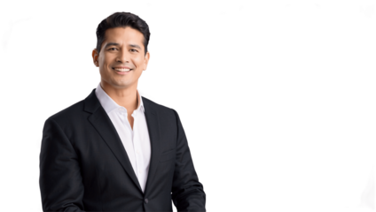 news anchor in black suit