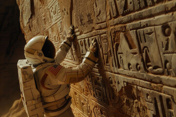 Astronauts explore Martian landscapes, discovering ancient alien relics and structures.

