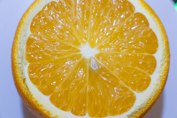 orange fruit close up macro, background texture. healthy diet. orange slice, clipping path - 769130536
