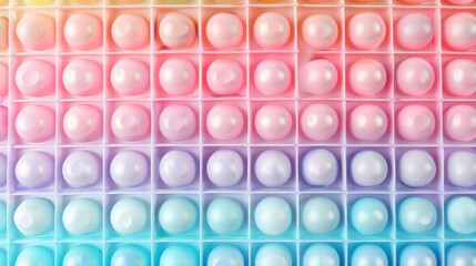 A colorful and trendy background featuring Pop It