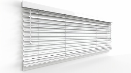 A highly detailed and realistic illustration of home-related blinds