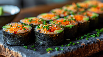 Vegetarian Sushi Rolls