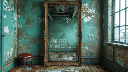 Vintage Room.Antique Interior