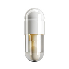 A Pill (Medicine/Pharma) Isolated on a Transparent Backdrop - A PNG Cutout