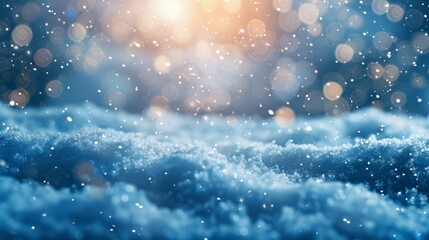 Winter Banner Background with Snow-Covered Mountains Generative AI - obrazy, fototapety, plakaty