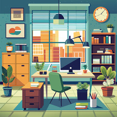 person in the office
