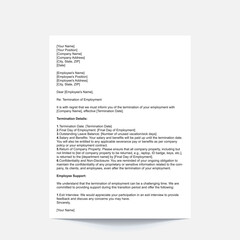 termination letter,job termination letter,termination letter template,employee termination letter,notice to vacate letter,notice to vacate template,separation letter template,

