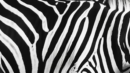 Safari Chic: Black and White Zebra Print