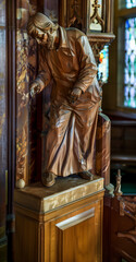 Devotion in Wood: Carved Saints in Catholic Environments