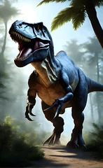 Photo sur Plexiglas Dinosaures Zweibeiniger fleischfressender Dinosaurier