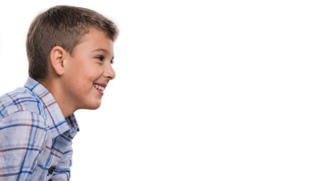 Russian boy smiling transparent image - Powered by Adobe