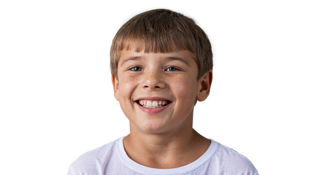 Russian boy smiling transparent image