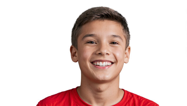 Russian boy smiling transparent image