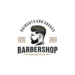 Barbershop logo vector
