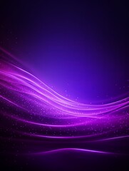 Fototapeta na wymiar dark background illustration with purple fluorescent lines, in the style of realistic purple skies, rollerwave