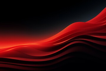 dark background illustration with red fluorescent lines, in the style of realistic red skies, rollerwave - obrazy, fototapety, plakaty