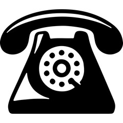 Retro Rotary Dialing Telephone