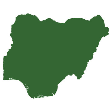 recommend clip art: Vector map of Nigeria