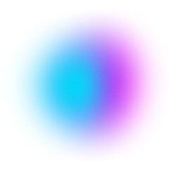 Obraz premium Holographic blurry gradient shape on transparent background