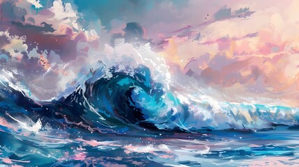 big sea wave 