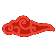chinese cloud vector elements