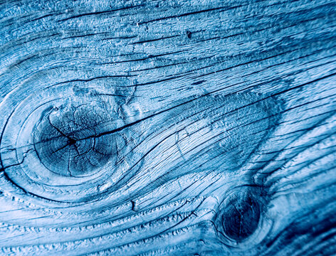 Blue Textured Wood