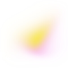 Abstract Yellow Gradient shapes on transparent background