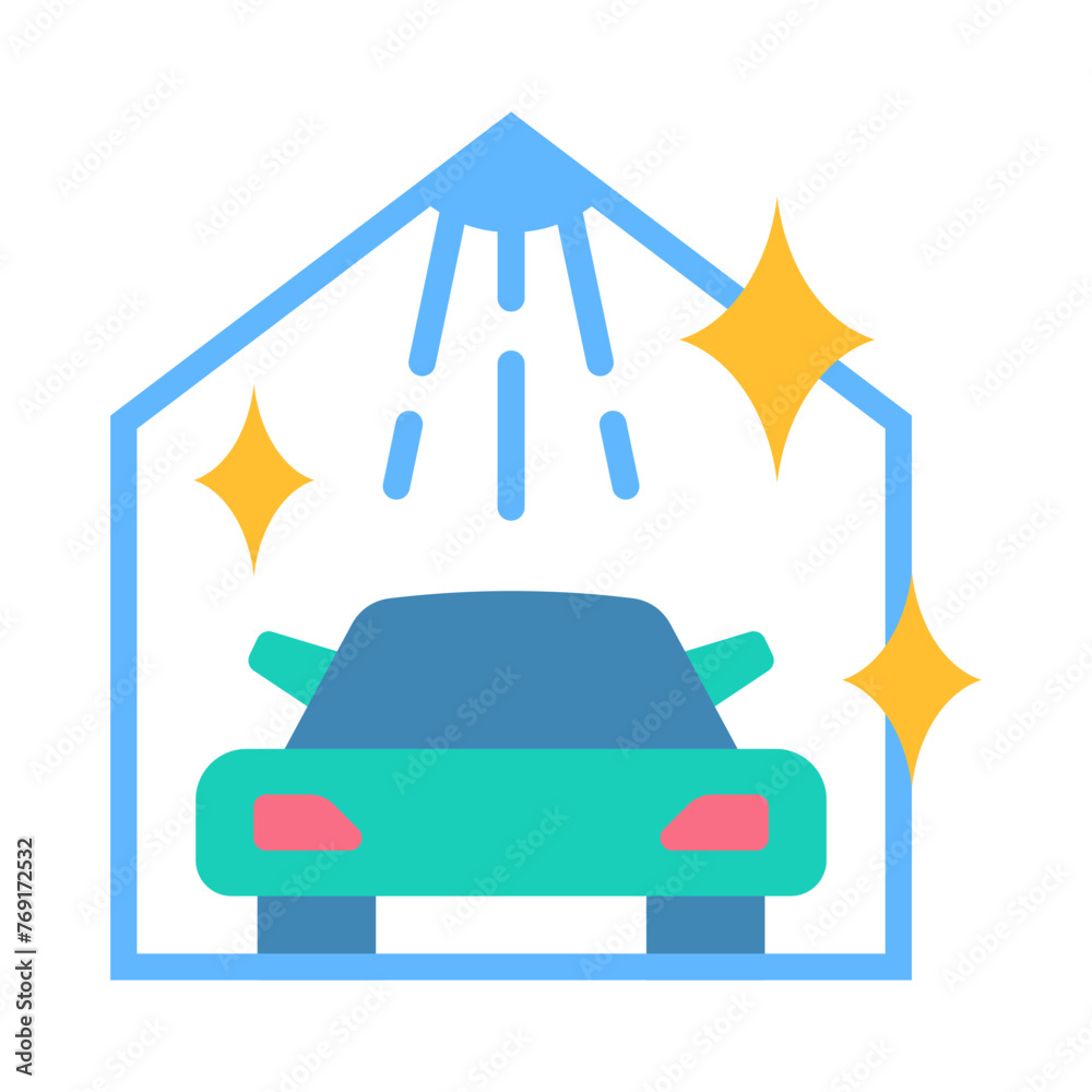 Poster Vehicle Cleaning Icon