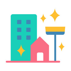Fototapeta premium Exterior Cleaning Icon