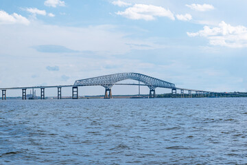 Francis Scott Key Bridge - Baltimore, Maryland USA - obrazy, fototapety, plakaty