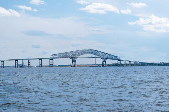 Fototapeta Francis Scott Key Bridge - Baltimore, Maryland USA