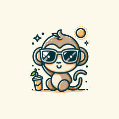 Adorable Monkey Rocks the Glasses Look