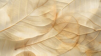 Nature abstract of flower petals, beige transparent leaves with natural texture as natural...