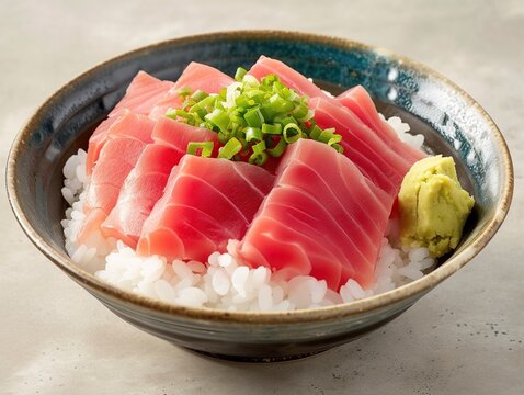 Tuna Sashimi - Sashimi with Rice, Japanese Food