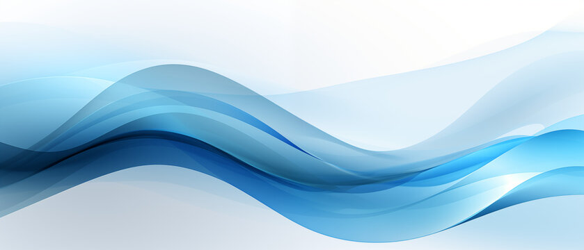 Sleek Blue Wavy Abstract Pattern for Creative Background Use