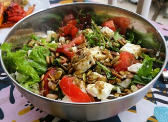 Greek Style Salad with Feta: A Nutrient-Packed Delight for Health-Conscious Dieters