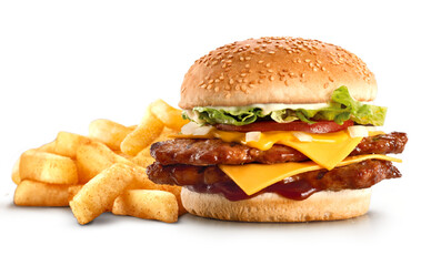 hamburger in high quality png for restaurants and fast food