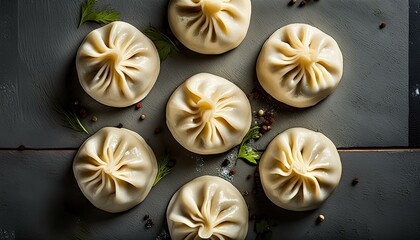 Arrangement of dumplings