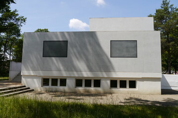Meisterhäuser Bauhaus Architektur in der Bauhausstadt Dessau in Sachsen-Anhalt