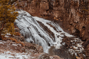 Obraz premium Yellowstone national park landscape pictures