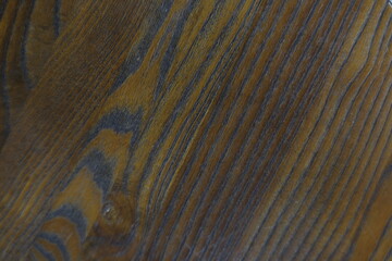 Natural background on polished wooden surface with artistic wood grain patterns.