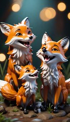 laughing foxes generative ai 