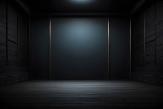 Empty, dark, abstract background. Background of empty show scene design.