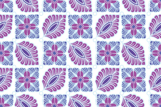 The Kembang Kates Batik motif and its development is a very exclusive motif. Suitable for various functions. Vector EPS 10