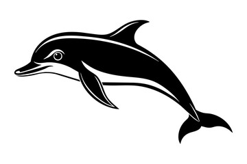 dolphin silhouette vector illustration