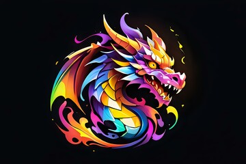 Vivid Draco Majesty.

An electrifying dragon illustration in vivid colors, perfect for fantasy themes and dynamic artwork.