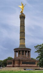The Siegessäule, or Victory Column, is a monument in Berlin, Germany, commemorating the Prussian...