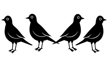 pinpin silhouette vector illustration