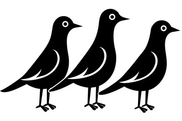 pinpin silhouette vector illustration