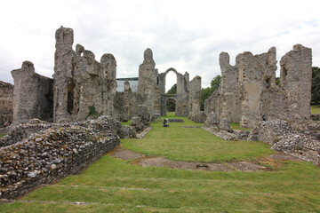 ruins of monastic site in england